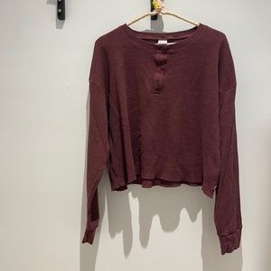 Aritzia TNA Waffle Knit - Large